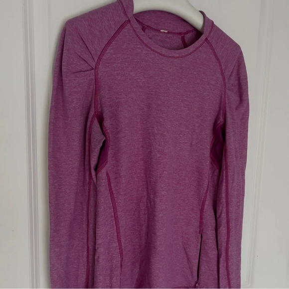 Lululemon Think Fast Long  Sleeve
Heathered Ultra Violet / Ultra Violet size 6 - Picture 7 of 7